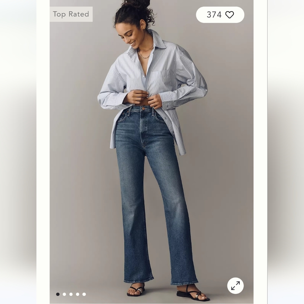 MOTHER Bookie Sneak High-Rise Bootleg Jeans